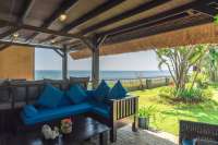 Beachfront villa with two joglo for sale