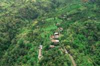 Unique Land Shape in the Hills