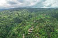 Unique Land Shape in the Hills