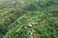 Unique Land Shape in the Hills