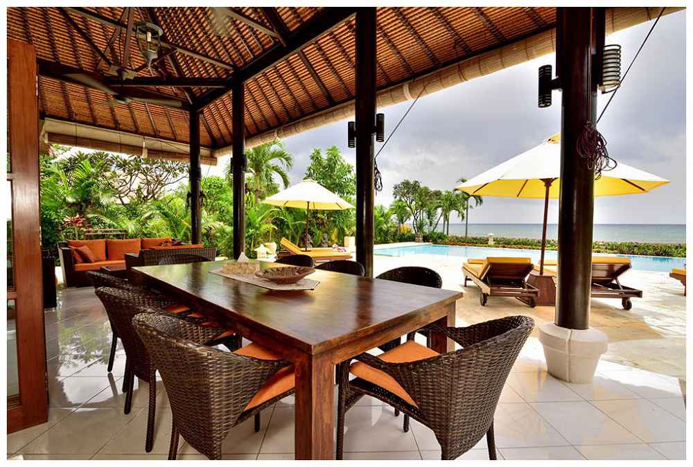 Picture Of Bali Villa Building Terrace Dining