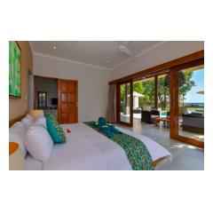 Bedroom Open Doors - Bali Villa Building and Development - Palm Living Bali